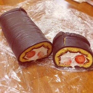 Hmで簡単 節分に恵方巻きロールケーキ レシピ 作り方 By ももら 楽天レシピ Hmで簡単 節分に恵方巻きロールケーキ レシピ 作り方 By ももら 楽天レシピ